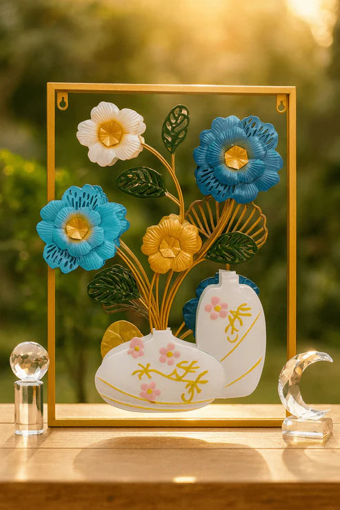 3D Metal Floral Wall Art