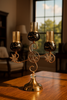 Crystal 3-Head Candle Holder
