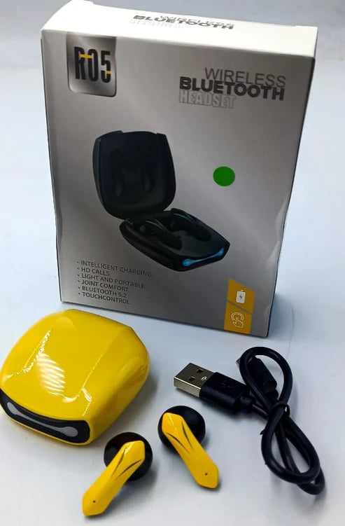 Wireless Gaming Earbuds โ Low Latency, Deep Bass & LED Power Display