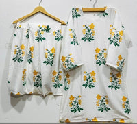 Bloom in Style – Premium Flower Print 2 Pcs Sharara Dress