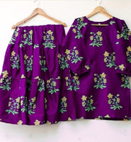 Bloom in Style – Premium Flower Print 2 Pcs Sharara Dress
