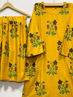 Bloom in Style – Premium Flower Print 2 Pcs Sharara Dress