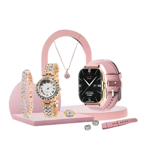 Stylish A58 Plus 6 In 1 – Smartwatch For Women | Smart Watch For Girls | Perfect For Gift