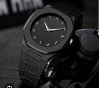 Black Arabic Aura Watch – Lightweight Design, , Premium Quality & Finish
