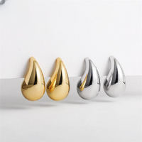Chunky Dome Drop Earrings For Women-Luxery Earrings
