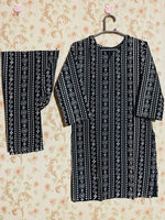Cultural Chic – Chunri Style Linen Dress for Casual & Festive Wear (2Pc)