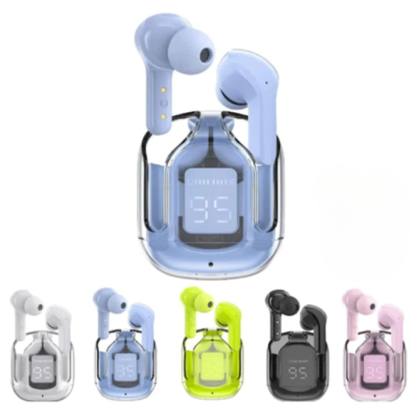 Earbuds Air 31 Airpods Wireless Earbuds With Crystal Transparent Cas