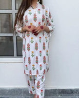 Pretty in Petals – Flower Print Outfit with a Feminine Touch(2Pc)