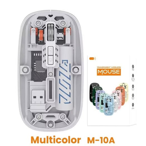 Transparent Wireless + Bluetooth Mouse