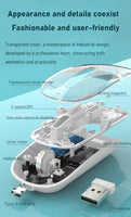 Transparent Wireless + Bluetooth Mouse