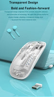 Transparent Wireless + Bluetooth Mouse