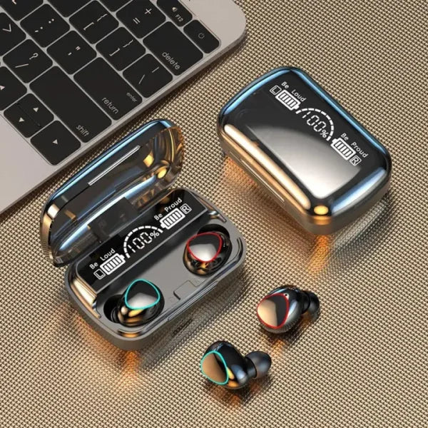 Wireless Bluetooth Earbuds-Bluetooth Earphones Noise Cancellation Hifi Quality