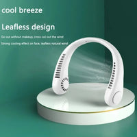 New Mini Hanging Neck Fan Portable Neck Free Rechargeable