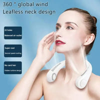 New Mini Hanging Neck Fan Portable Neck Free Rechargeable