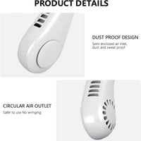 New Mini Hanging Neck Fan Portable Neck Free Rechargeable