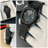 New Watch Collection Black Stone / Blacked Iced Out Stain-less Steel Chain Watch