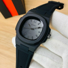 New Men Quartz Watch With Silicone Strap | Best Men Watch In Black Color with Box